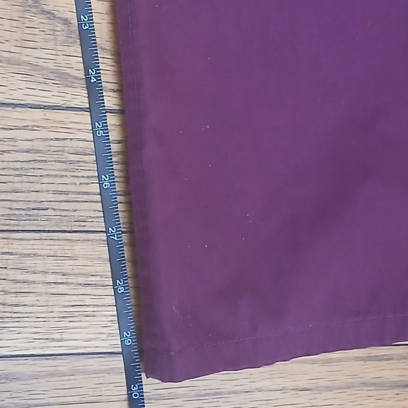 Scrubzone by Landau - Women's Burgundy/Wine Stretch Uniform Small Scrub Pants - Picture 7 of 8